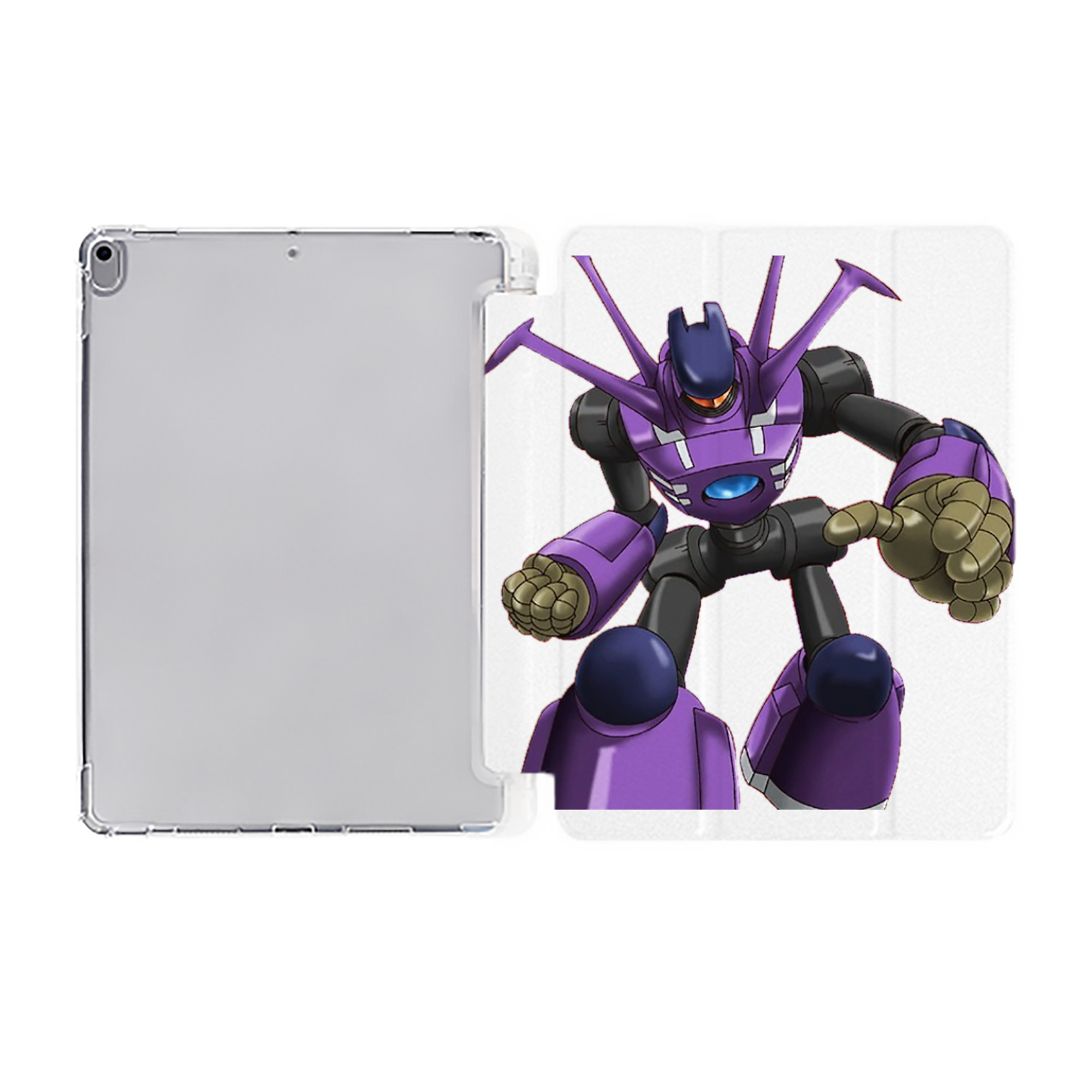 （画像用） 遊☆戯☆王 Yu-Gi-Oh! IPad ケース ペン収納付き 三つ折りスタンド PUレザー×シリコン 対応機種9.5/10.5/10.9インチ
